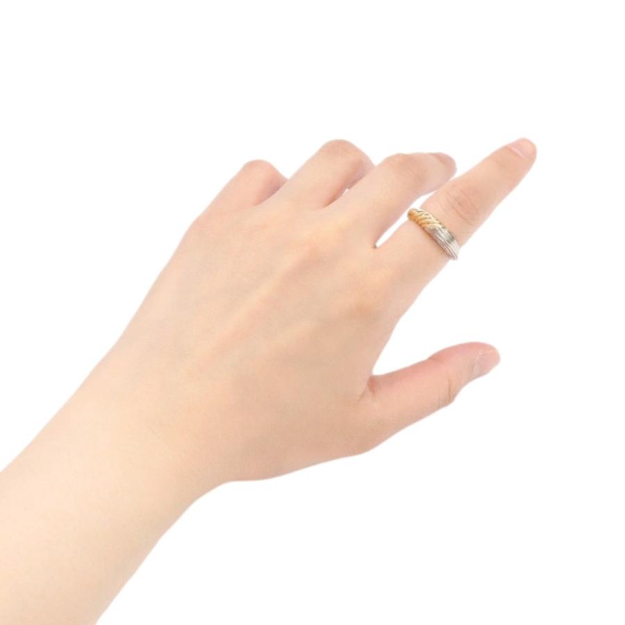 Cartier 750 K18 YG リング サイズ54 小粒ダイヤモンド Cartier