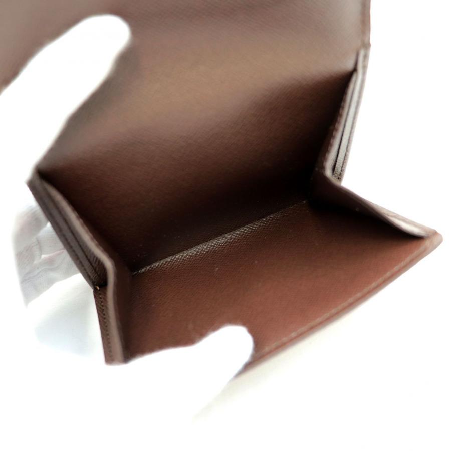 未使用 ルイヴィトン ダミエ ポルトフォイユ エリーズ Wホック