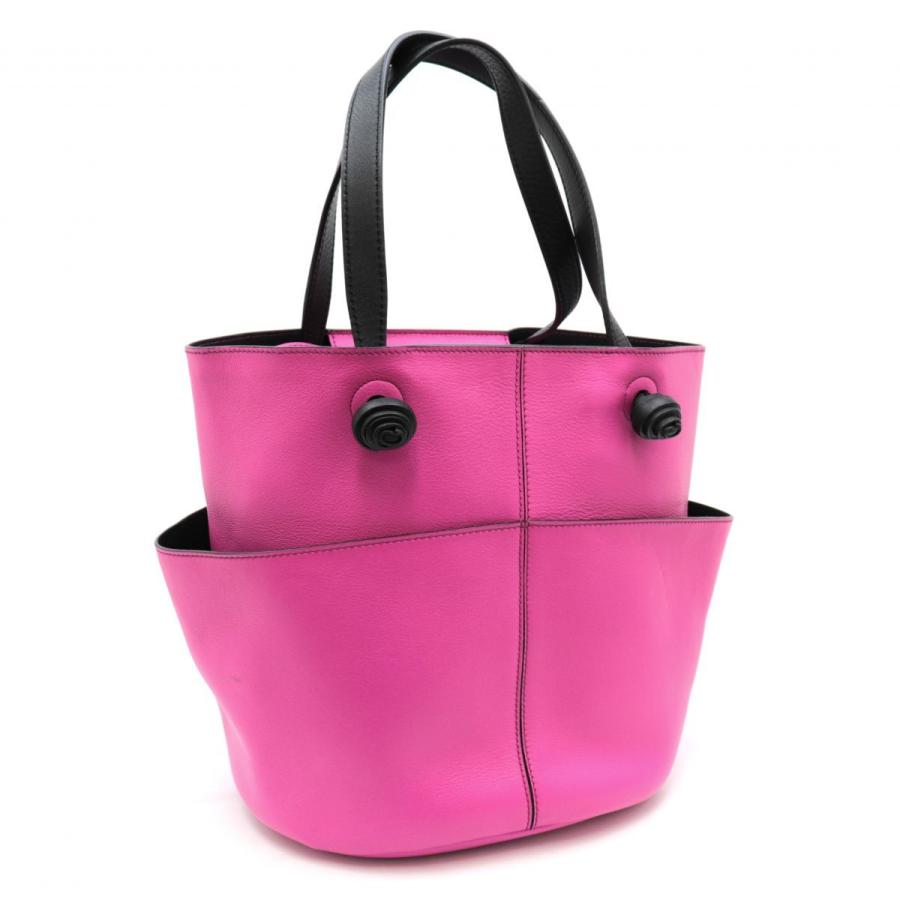 美品 トッズ タッセルディティール トートバッグ サイドポケット  