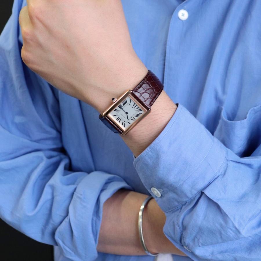 Cartier 美品 カルティエ タンクソロ LM 腕時計 メンズ クオーツ  