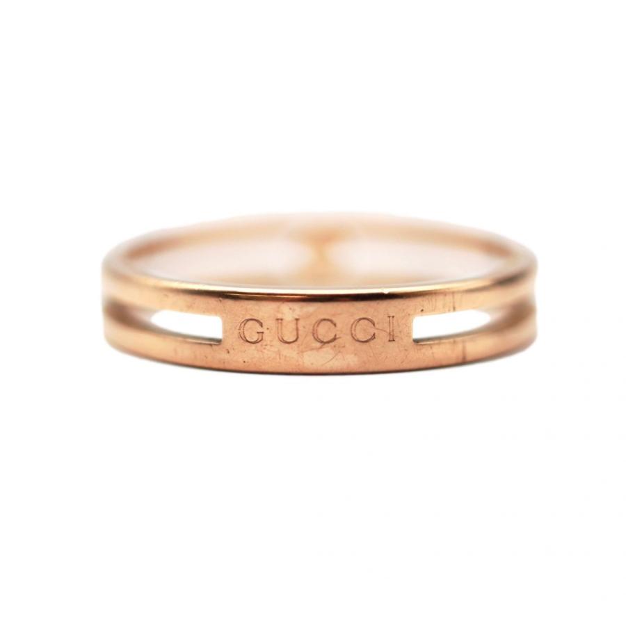GUCCI グッチ インフィニティ リング ♯20 約18.5号 AU750 K18PG
