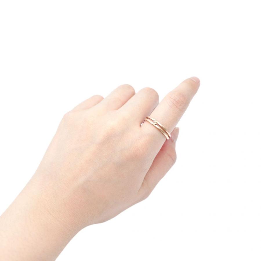GUCCI グッチ インフィニティリング Au750 GUCCI グッチ インフィニティ リング ♯20 約18.5号 AU750 K18PG