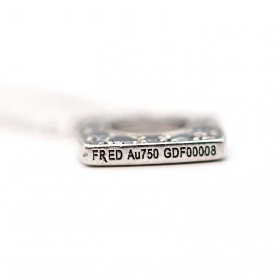 Fred フレッド サクセス ミニ ブラックダイヤモンド ネックレス AU750 