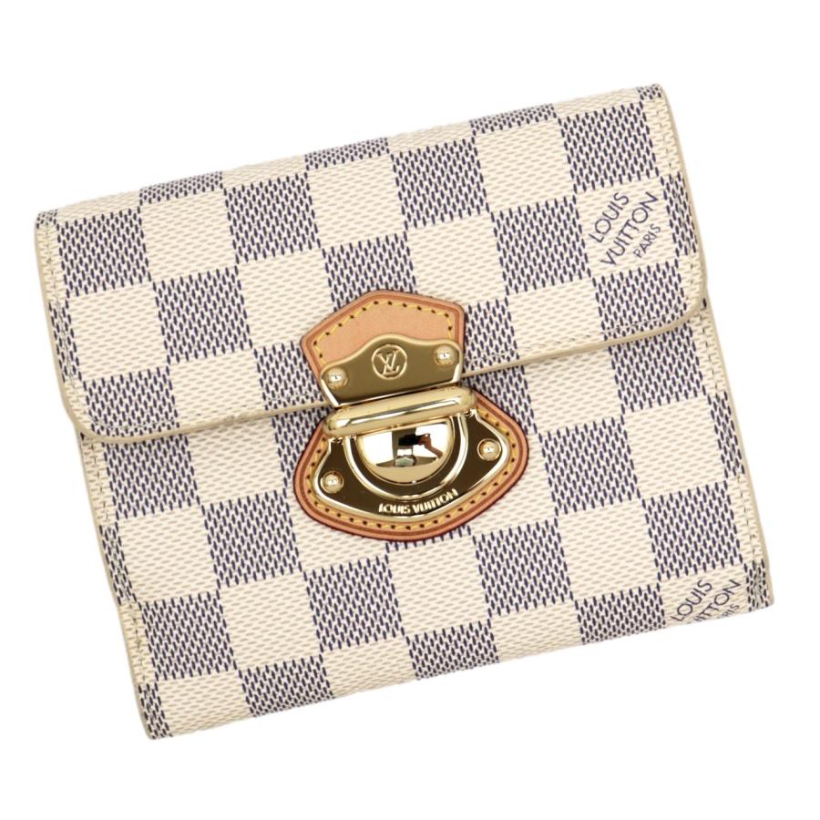 ルイヴィトン　ダミエアズール　ポルトフォイユ ジョイ　三つ折り財布 LOUIS VUITTON 新品同様 ルイヴィトン ダミエ アズール ポルトフォイユ