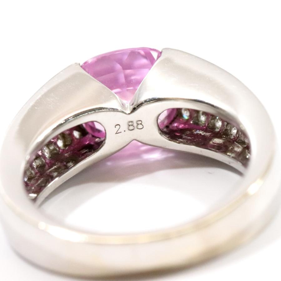 BOUCHERON（ブシュロン） 美品 ピンクサファイア ダイヤモンド リング 