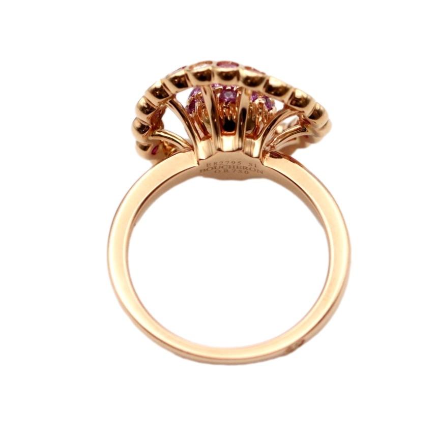 BOUCHERON ブシュロン マ ジョリー　PG ダイヤ BOUCHERON 新品同様 ブシュロン マジョリー ダイヤモンド ピンク