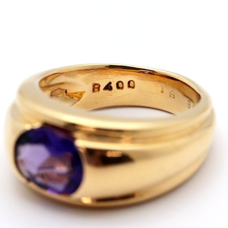BOUCHERON 美品 ブシュロン ヴィンテージ 紫石 リング 約10.5号 BOUCHERON 美品 ブシュロン ヴィンテージ 紫石 リング 約10.5号