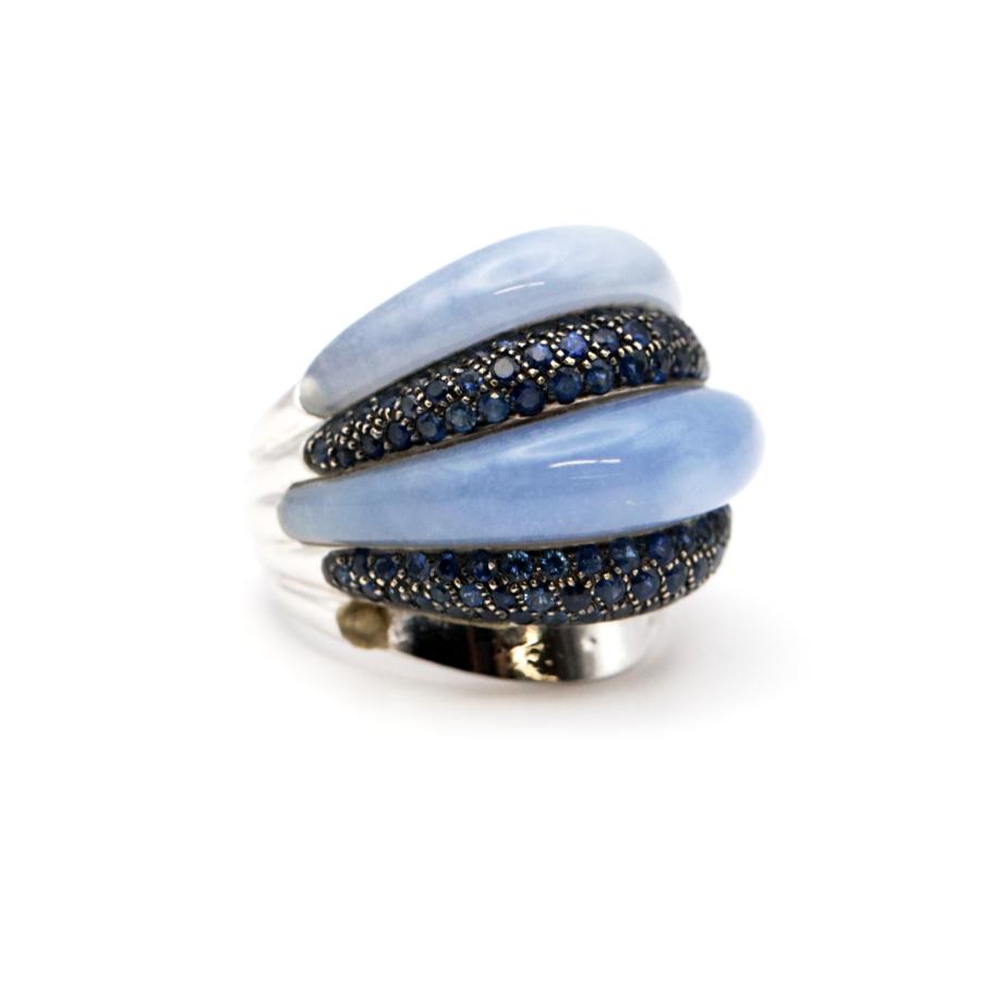 DAMIANI ダミアーニ スピッキ ディルナ リング 約13号 カルセドニー 