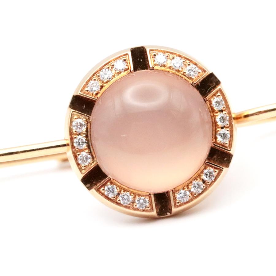 CHAUMET 美品 ショーメ クラスワン ピアス ローズクォーツ CHAUMET 美品 ショーメ クラスワン ピアス ローズクォーツ