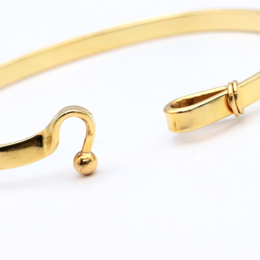 TIFFANY&Co. ティファニー フック&アイ バングル 750 K18YG TIFFANY&Co. ティファニー フック&アイ バングル 750 K18YG