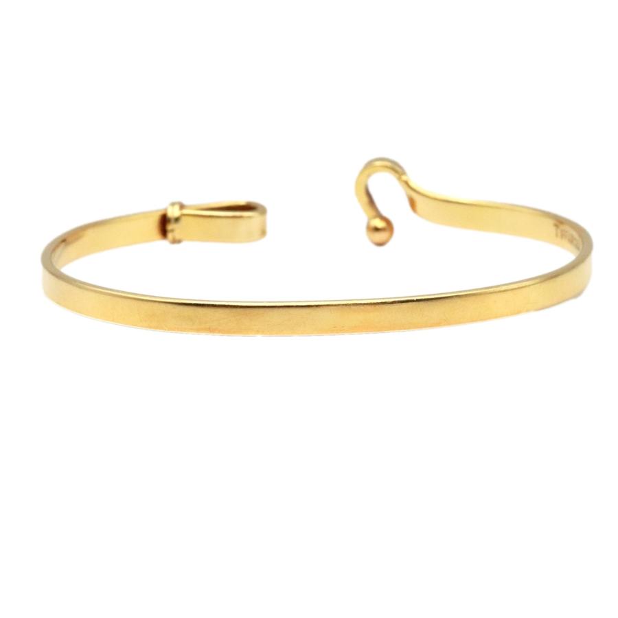 TIFFANY&Co. ティファニー フック&アイ バングル 750 K18YG TIFFANY&Co. ティファニー フック&アイ バングル 750 K18YG