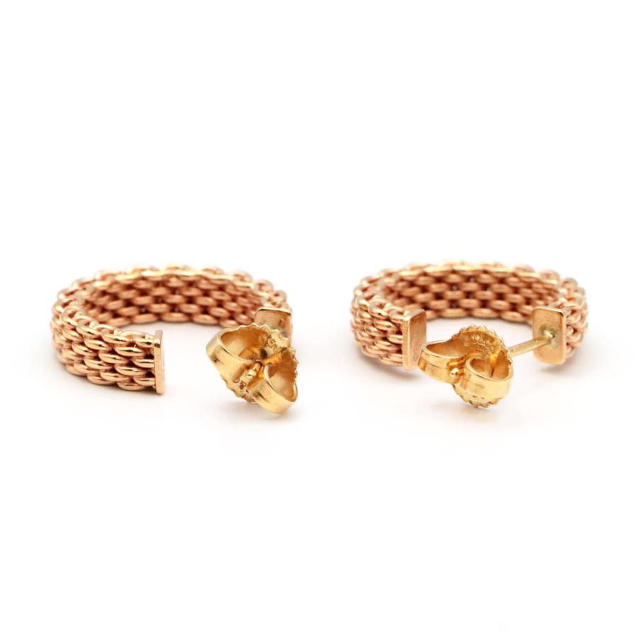TIFFANY&Co. 美品 ティファニー サマセット メッシュ フープ TIFFANY&Co. 美品 ティファニー サマセット メッシュ フープ