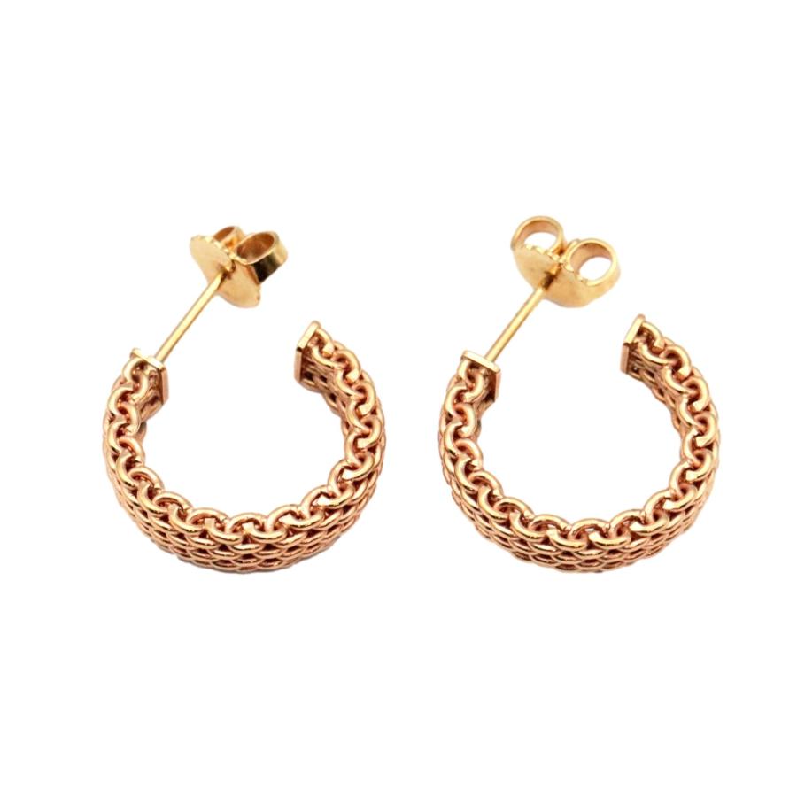 TIFFANY&Co. 美品 ティファニー サマセット メッシュ フープ TIFFANY&Co. 美品 ティファニー サマセット メッシュ フープ