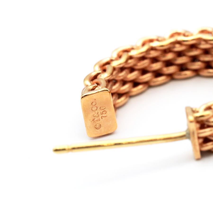 TIFFANY&Co. 美品 ティファニー サマセット メッシュ フープ TIFFANY&Co. 美品 ティファニー サマセット メッシュ フープ