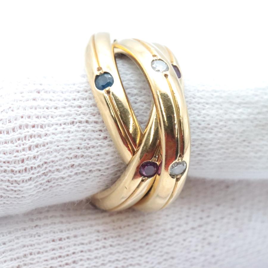 Cartier トリニティリング #49 (9号) Cartier カルティエ トリニティ コンステレーション リング 49 9
