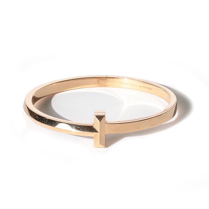 TIFFANY&Co. 【美品】 ティファニー Tワンワイドヒンジバングル TIFFANY&Co. 【美品】 ティファニー Tワンワイドヒンジバングル