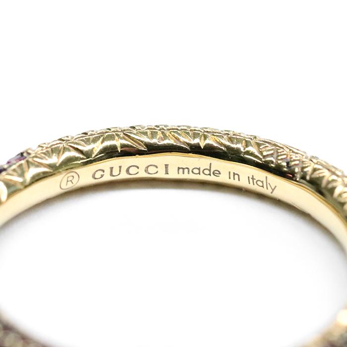 GUCCI 【美品】グッチ ウロボロス リング・指輪 18金 K18YG GUCCI 【美品】グッチ ウロボロス リング・指輪 18金 K18YG