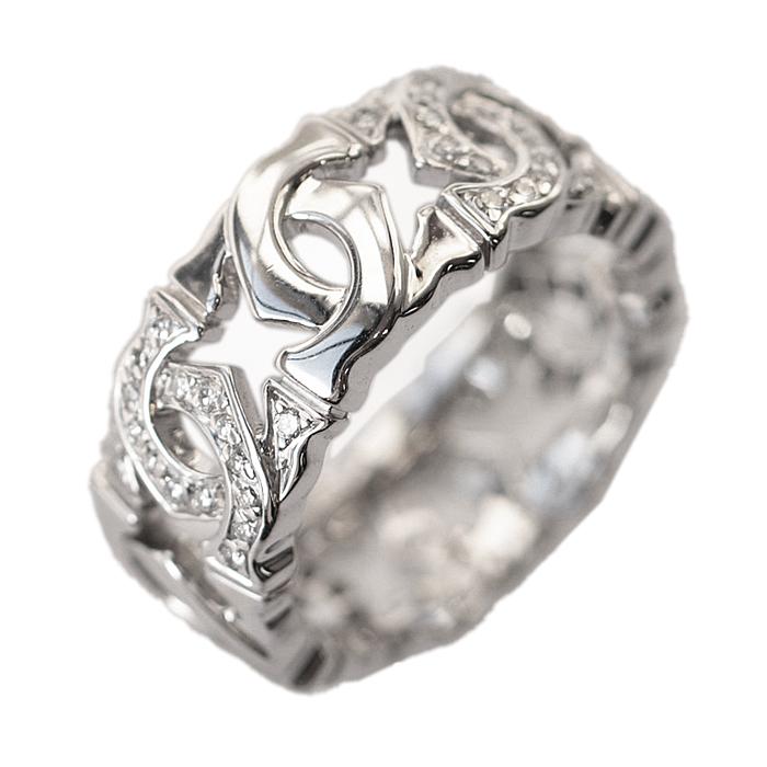 Cartier 【美品】 カルティエ アントルラセ ダイヤモンド ホワイト