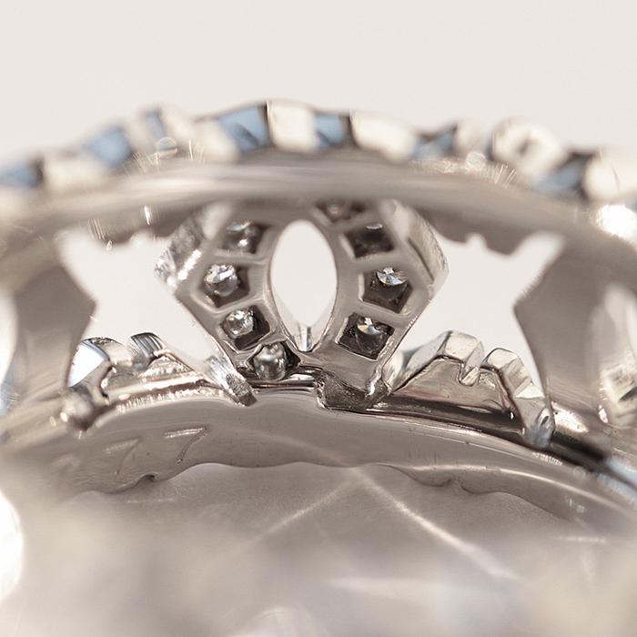 Cartier 【美品】 カルティエ アントルラセ ダイヤモンド ホワイト