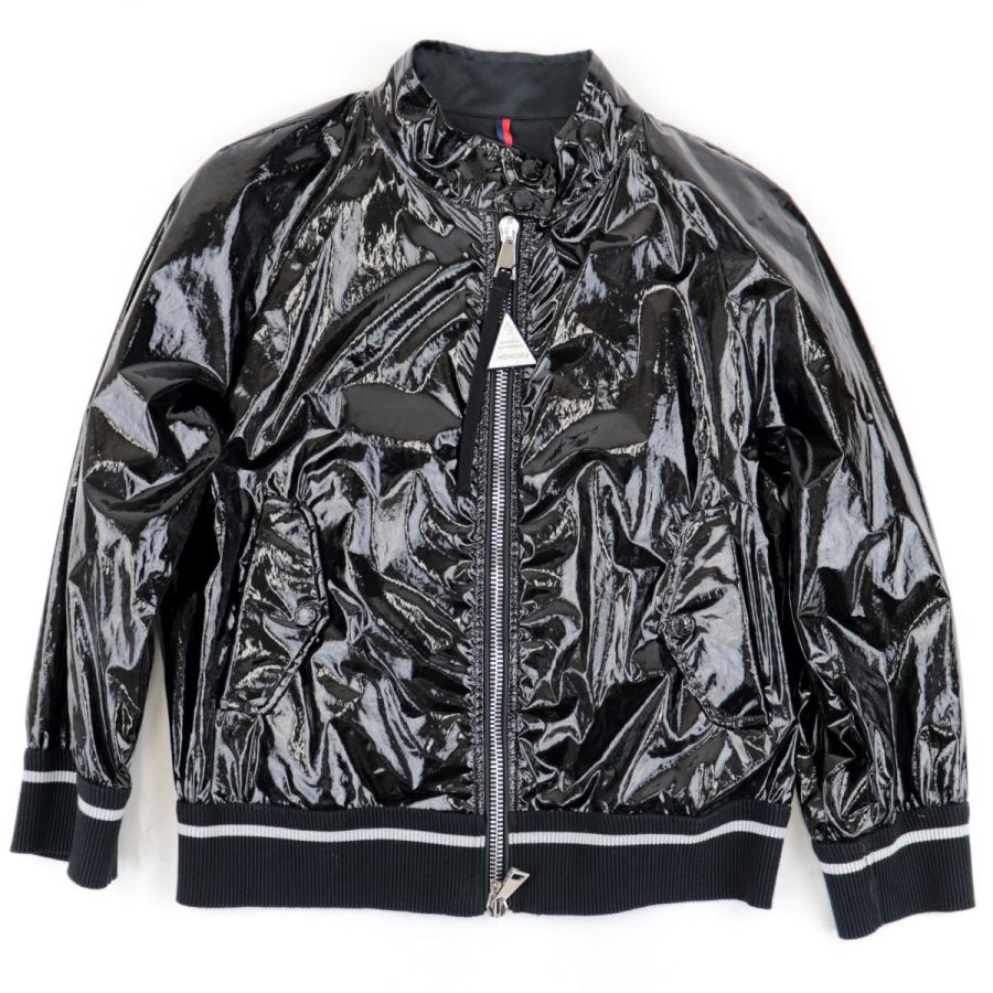 在庫有 短納期 新品同様 モンクレール Fiadone ナイロンジャケット ブルゾン レディース 黒 2 ジップアップ ロゴ Moncler アウトレットオンラインストア Gangwal Me