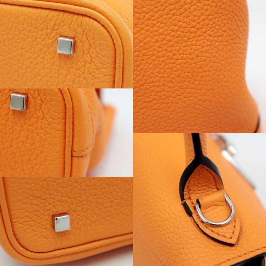 モワナ GABY 2wayショルダーバッグ レディース オレンジ系 美品 Mロゴ