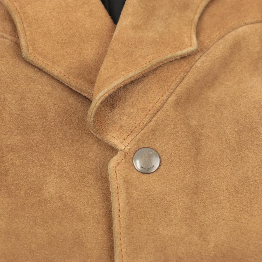 美品 サンローラン パリ 20SS ウエスタンレザージャケット レディース 茶 34 牛革 ケリングタグ ユーズド加工 SAINT LAURENT PARIS |  | 05