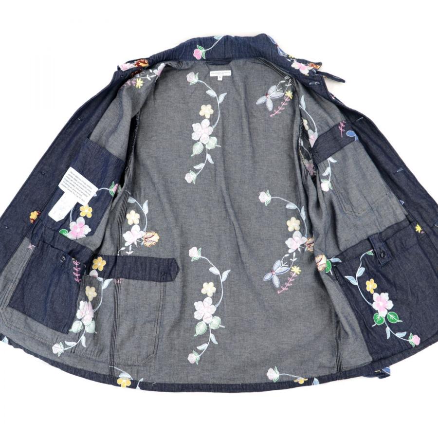 エンジニアードガーメンツ 20SS Denim Floral ワークジャケット メンズ