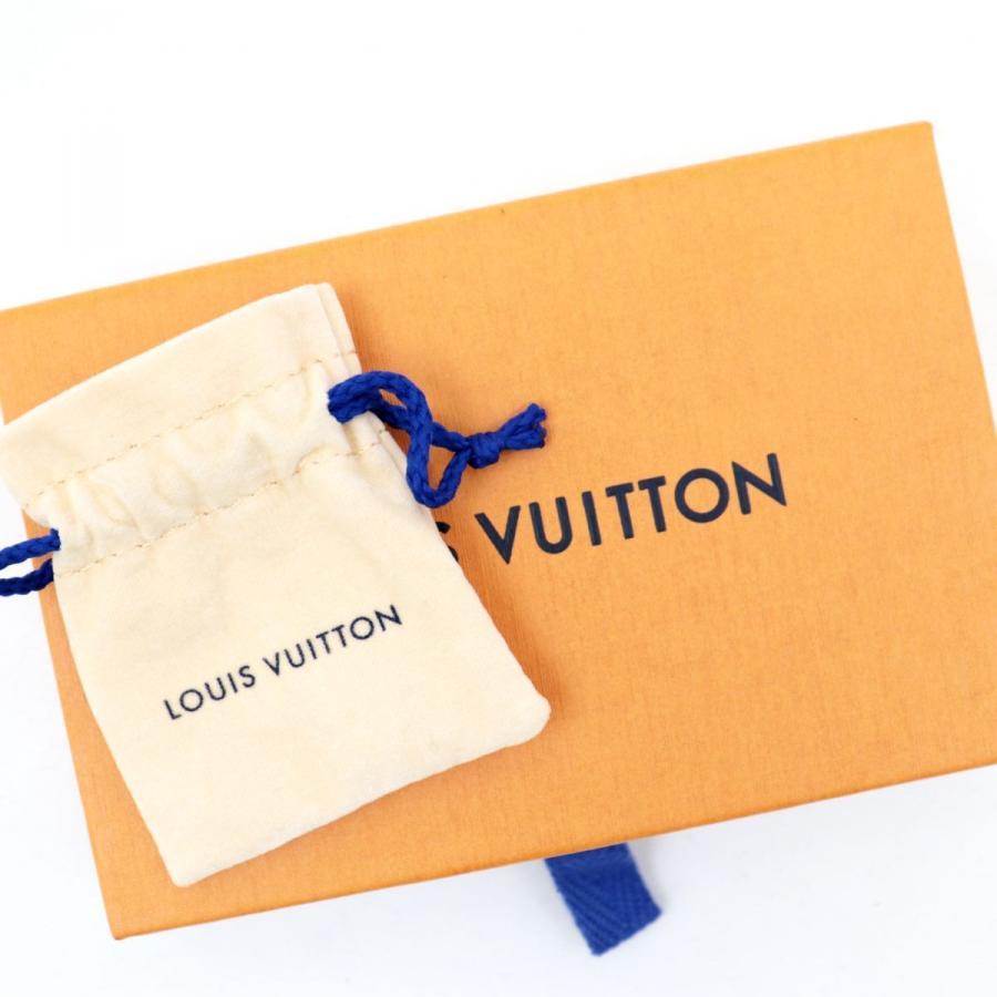 Louis Vuitton Essential V Guilloché M64269 Gold Plated Bracelet Used Japan