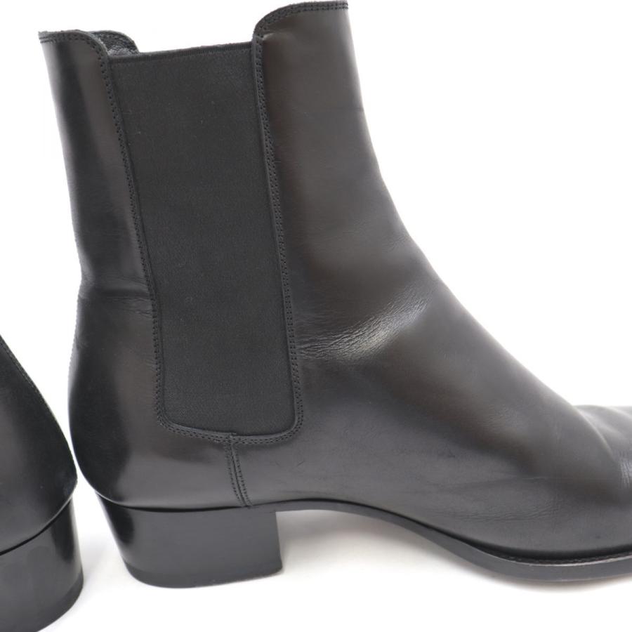 サンローランパリ レザーチェルシーブーツ サイドゴア メンズ 黒 43 カーフ ヒール Di Saint Laurent Paris オパールヤフーショッピング店 通販 Yahoo ショッピング