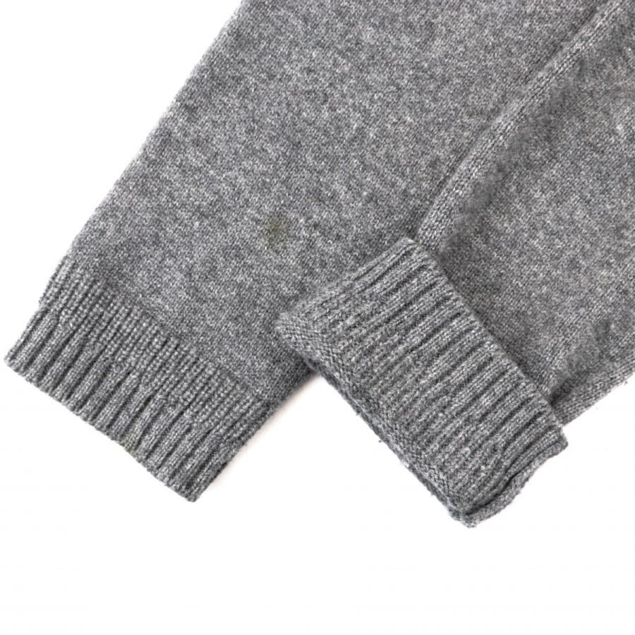 エルメス 17AW カシミヤ ニットカーディガン レディース グレー 36