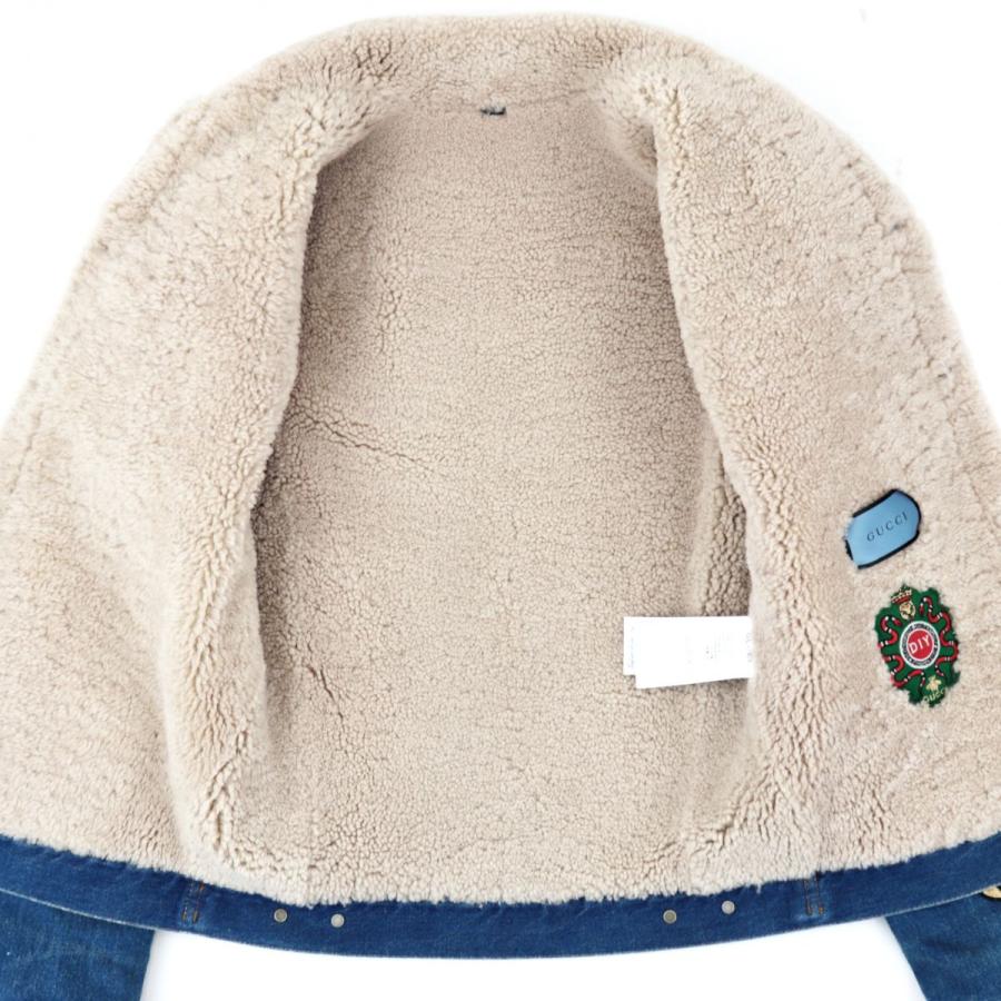GUCCI 新品同様 グッチ 19AW DIY エンブロイダリーボアデニム GUCCI 新品同様 グッチ 19AW DIY エンブロイダリーボアデニム