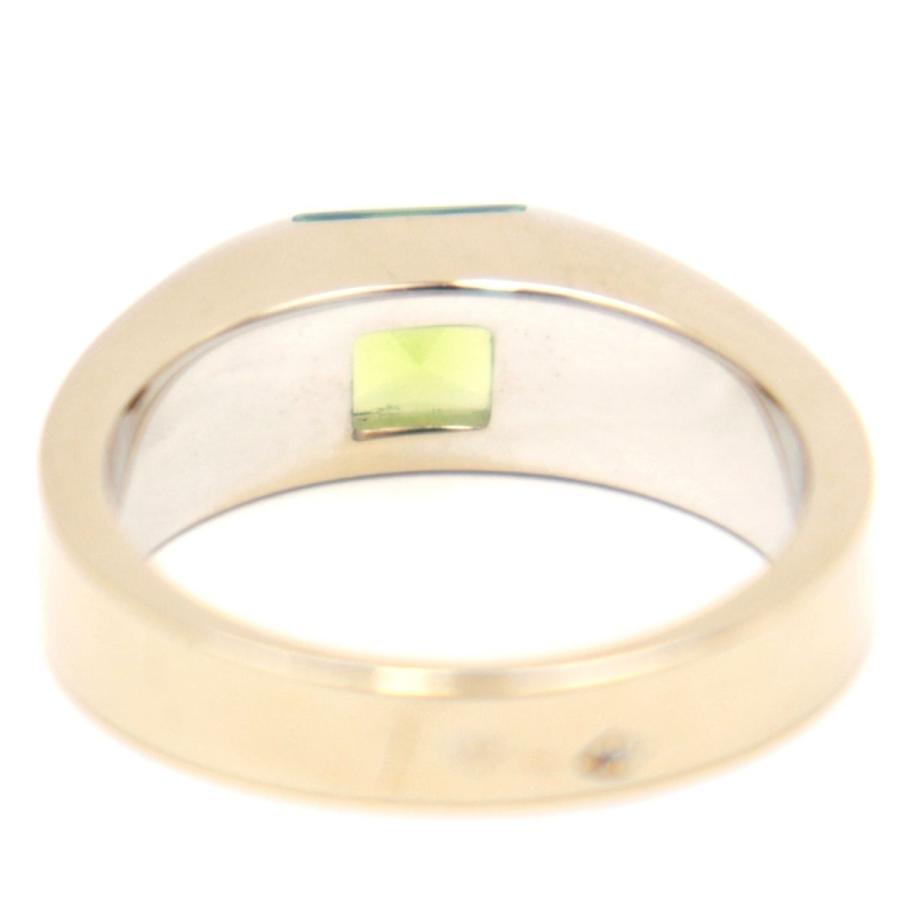 Cartier（カルティエ） タンク ペリドット リング #51 11号 K18YG 750 