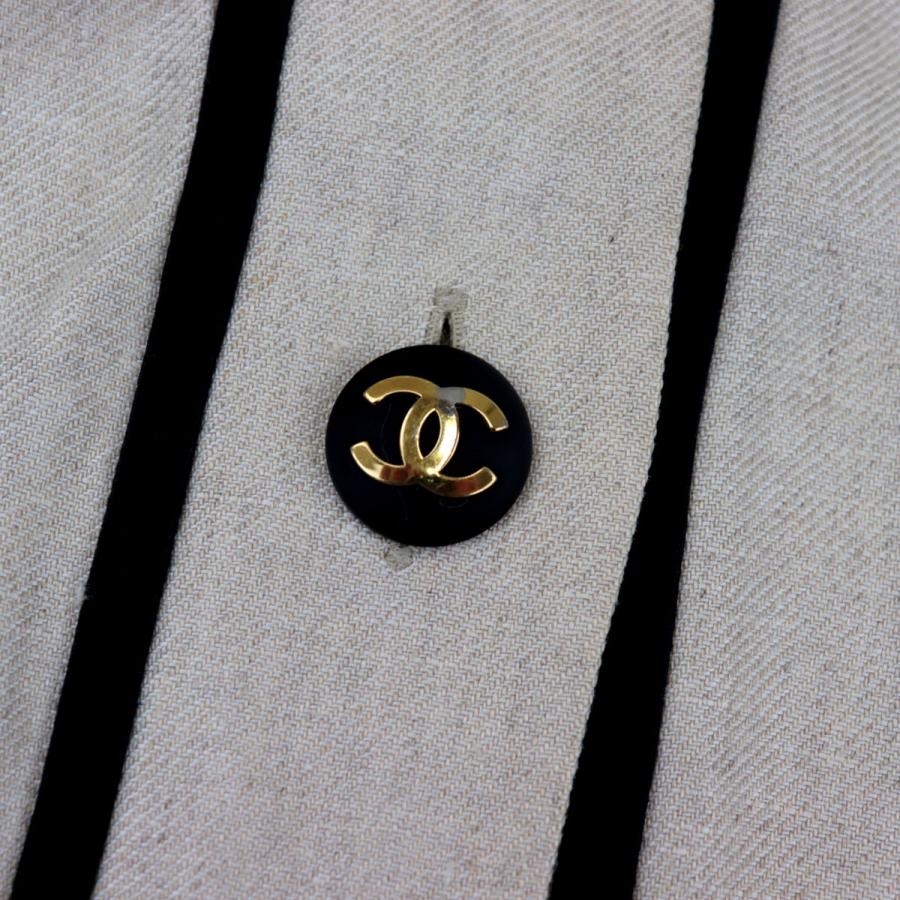 CHANEL シャネル ヴィンテージ ココマーク ベースボールシャツ CHANEL シャネル ヴィンテージ ココマーク ベースボールシャツ
