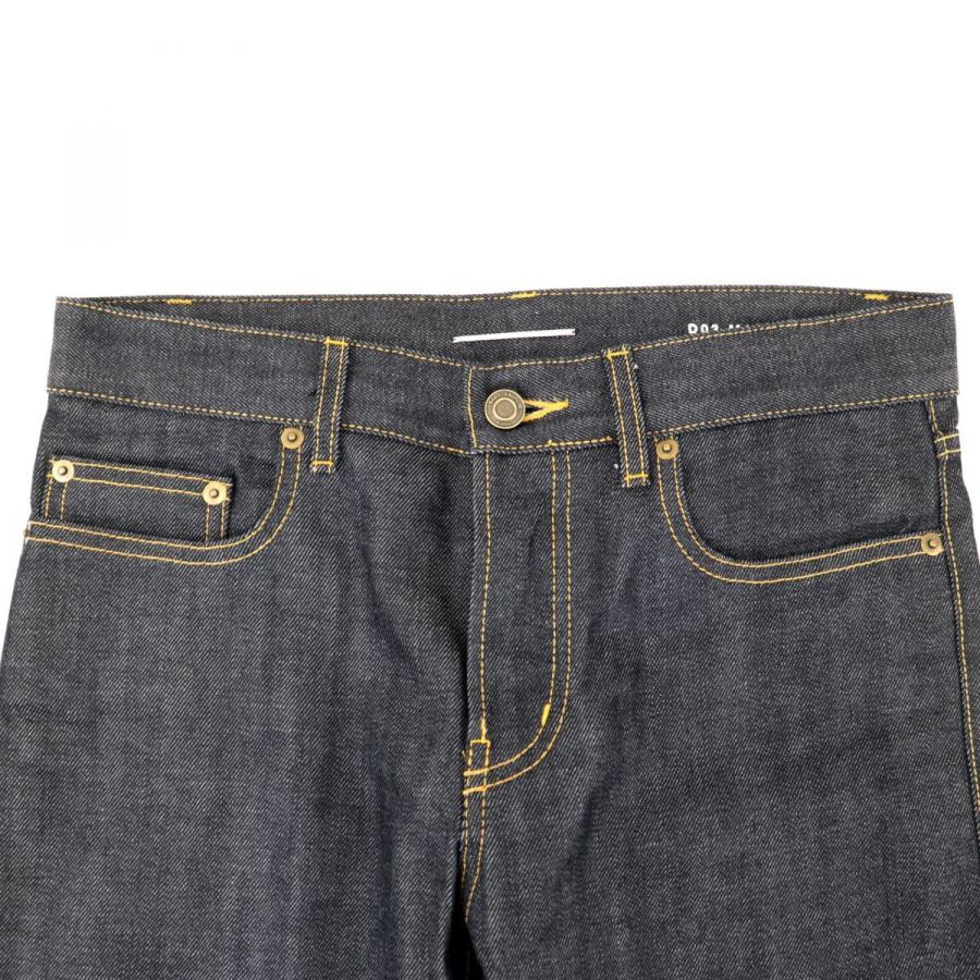美品 サンローラン パリ スキニーデニムパンツ メンズ ネイビー 28 コットン D03 M/ST-LW ボタンフライ SAINT LAURENT PARIS |  | 01