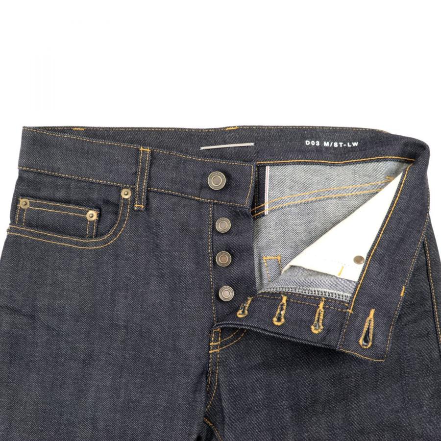 美品 サンローラン パリ スキニーデニムパンツ メンズ ネイビー 28 コットン D03 M/ST-LW ボタンフライ SAINT LAURENT PARIS |  | 02