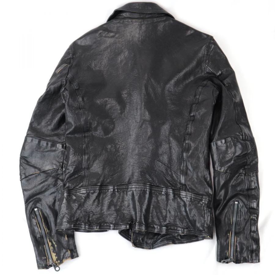バックラッシュ イサムカタヤマ ダブルライダースレザージャケット
