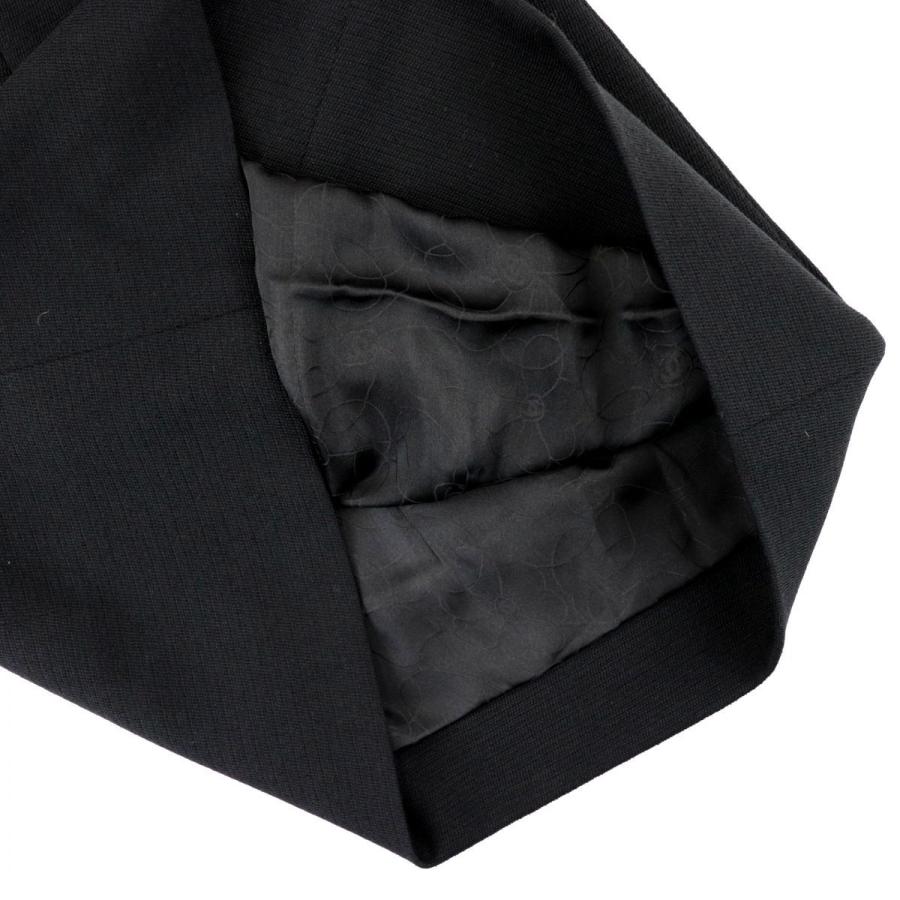 美品 シャネル 06A リトルブラックドレス ツイードワンピース 黒 40