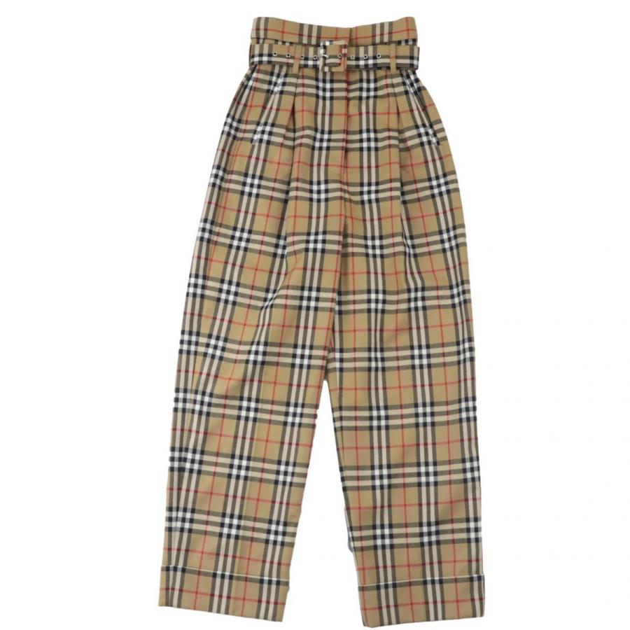 バーバリー キュロット パンツ ヴィンテージ ノバチェック ベージュ M
