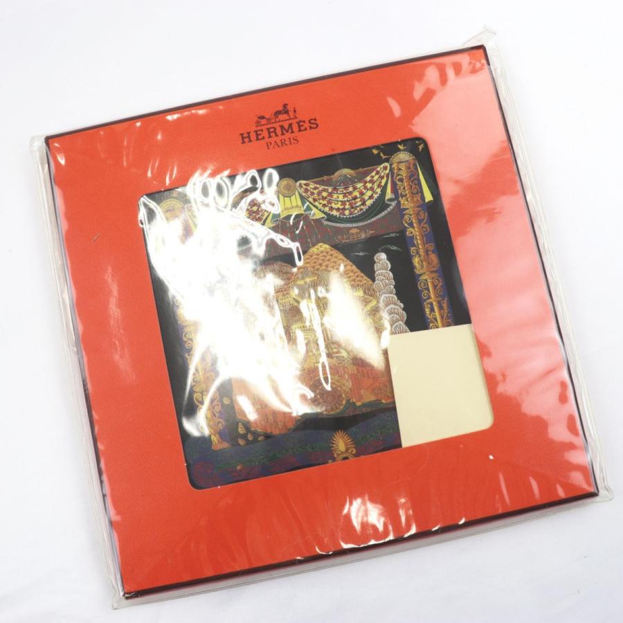 HERMES 未使用 エルメス アトランティス大陸 カレ90 シルクスカーフ