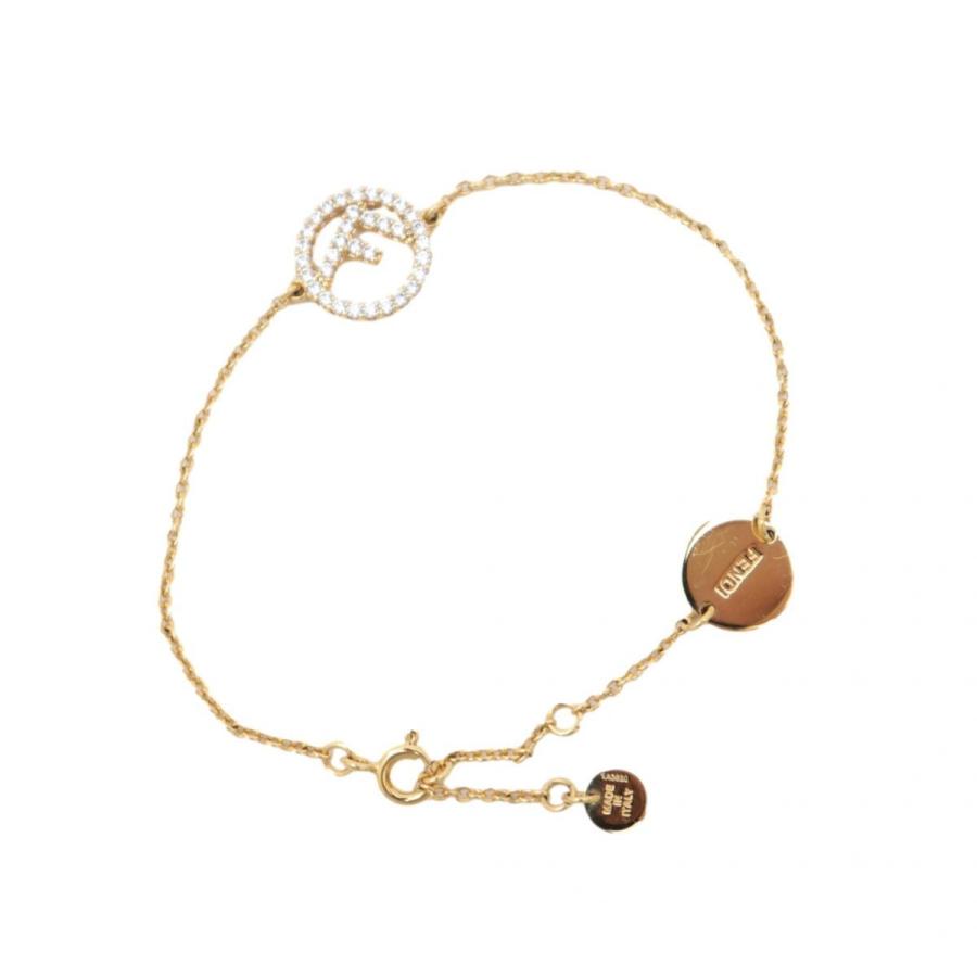 FENDIチェーンブレスレット シルバー/ゴールド