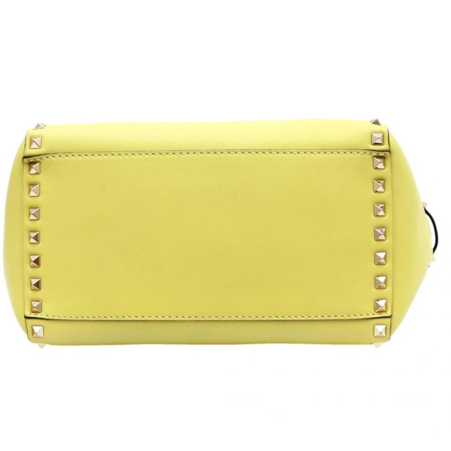 ヴァレンティノ ガラヴァーニ チェーンショルダーバッグ◇ライトイエロー　美品 ヴァレンティノ ガラヴァーニ Valentino Garavani ショルダーバッグ