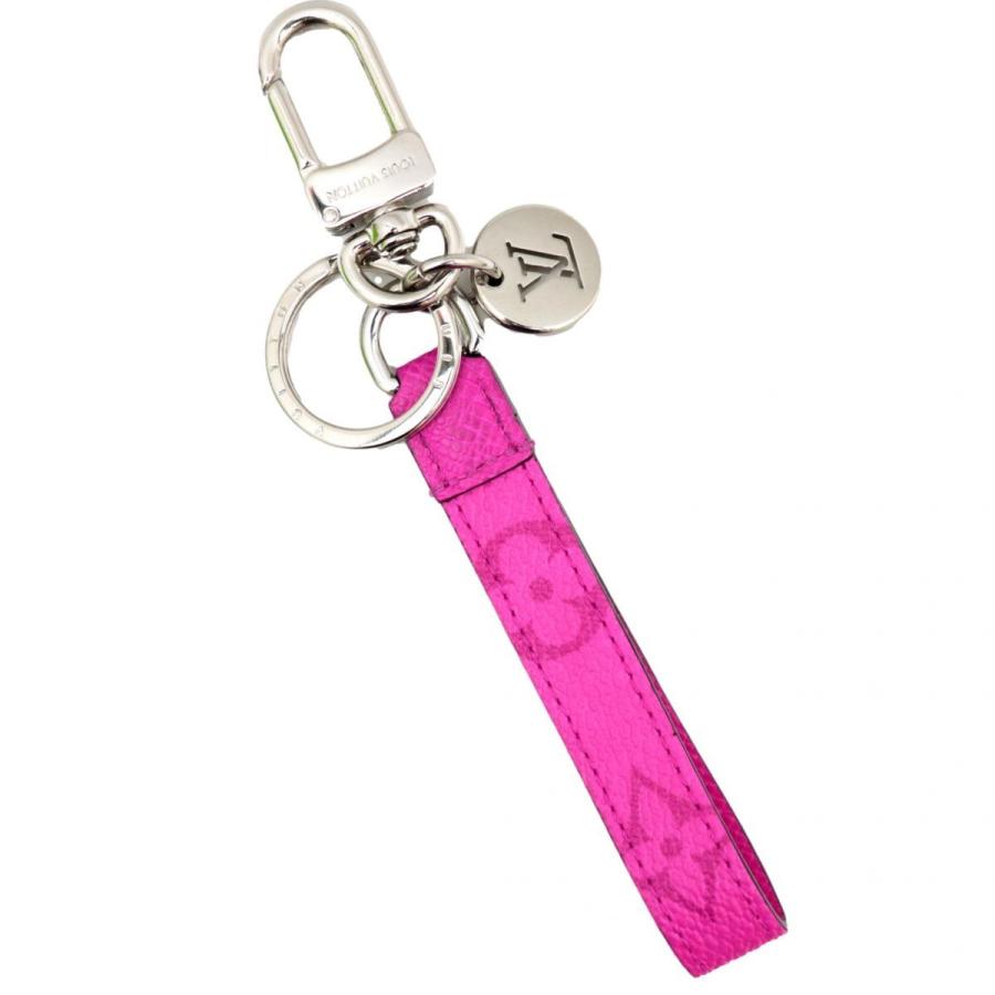 ルイヴィトン モノグラム ポルトクレ ドラゴンヌ キーリング ピンク