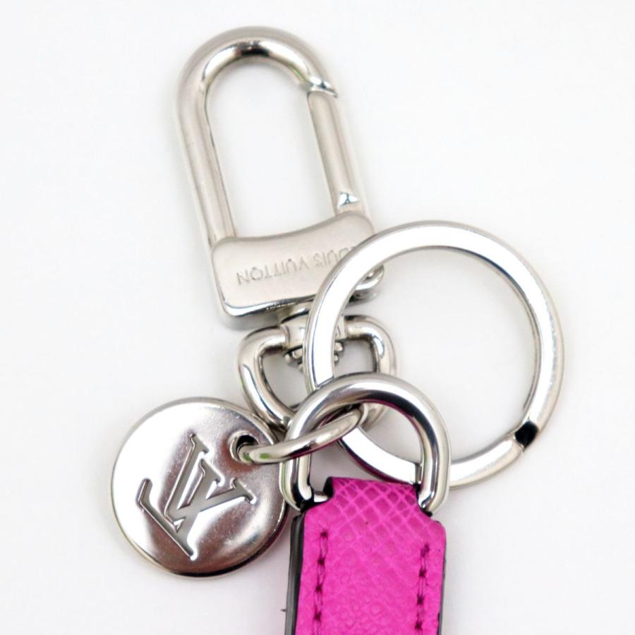 ルイヴィトン モノグラム ポルトクレ ドラゴンヌ キーリング ピンク