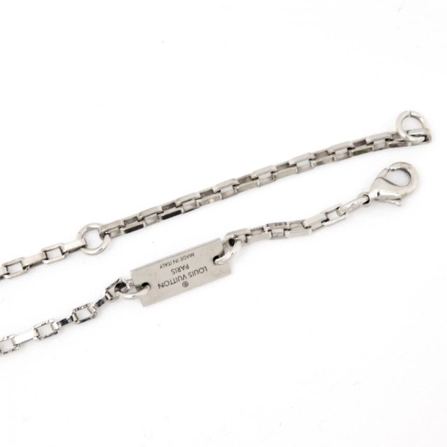 ルイヴィトン コリエ ダミエカラーズ チェーンネックレス メンズ