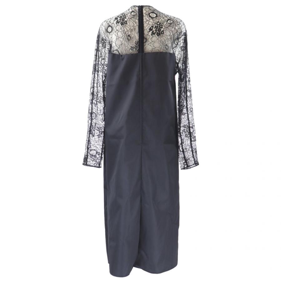 未使用 プラダ 19AW フランケンシュタイン レース切替ドレス