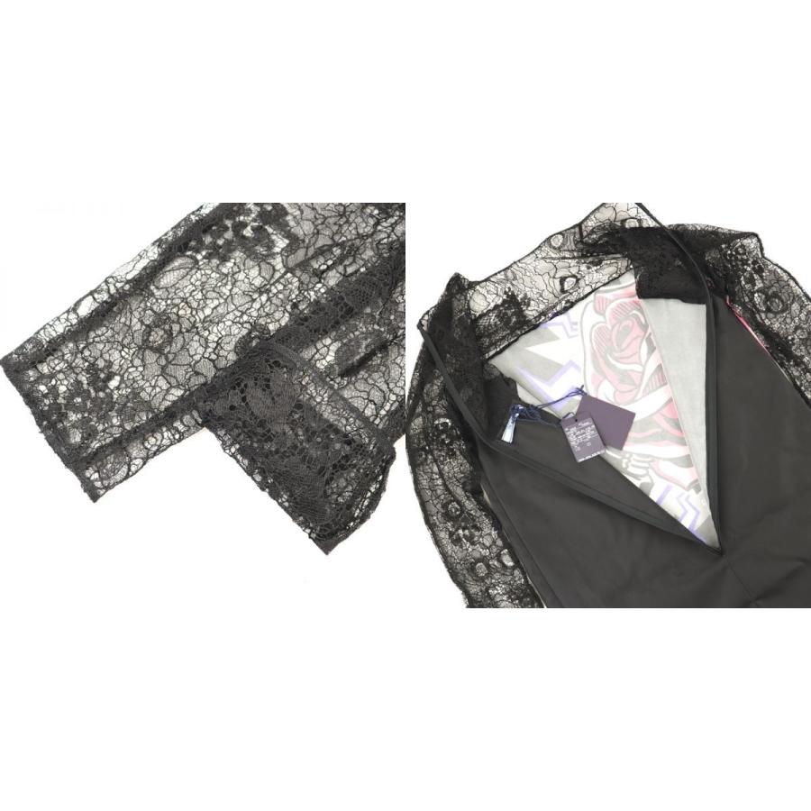 未使用 プラダ 19AW フランケンシュタイン レース切替ドレス