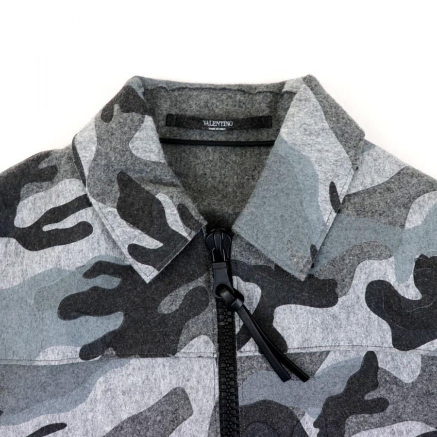新品同様 ヴァレンティノ 15AW カモクチュール フェルトボンディング 