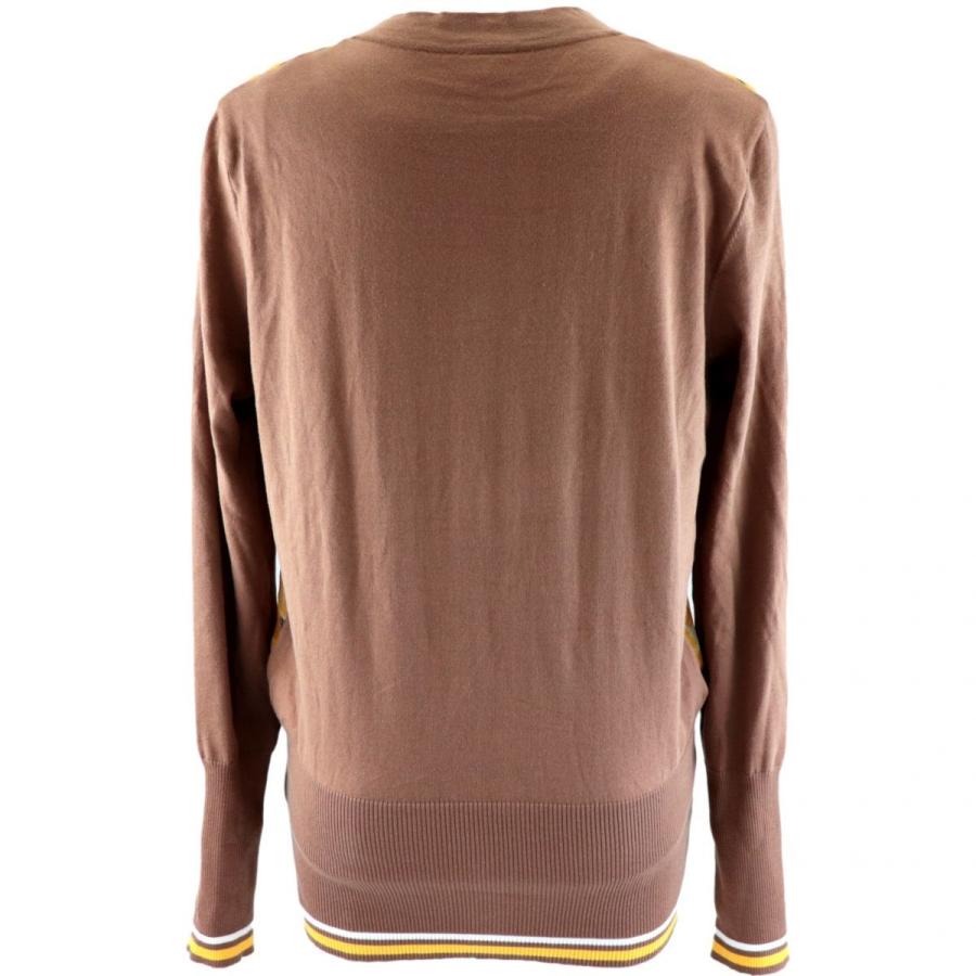 豪奢な美品 エルメス シルク リブ切替 ニットアンサンブル タンク