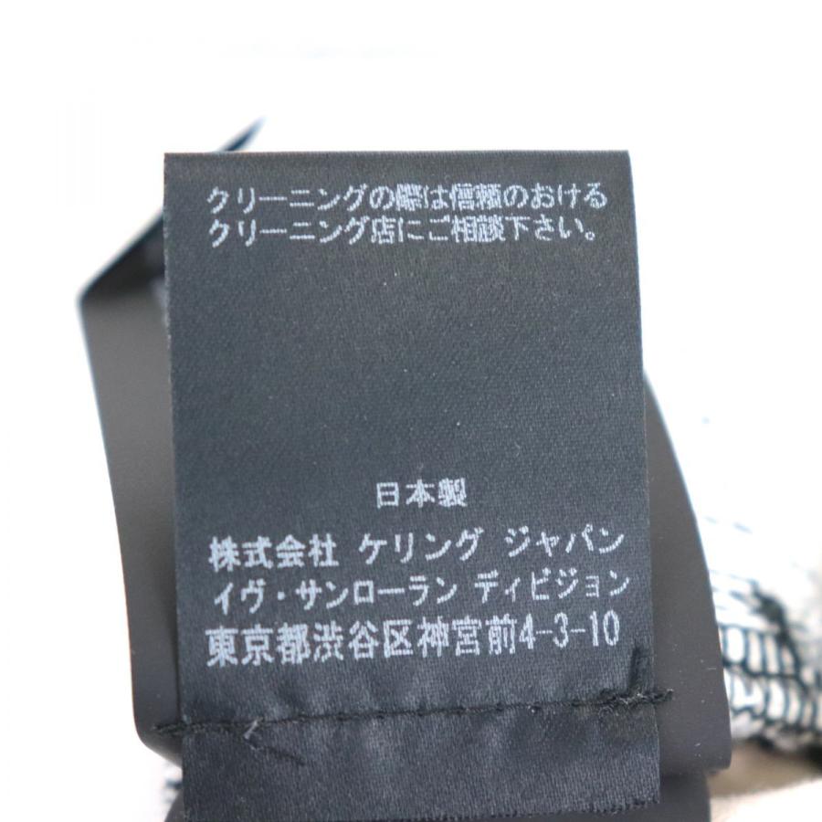 美品 サンローラン パリ 19SS ストライプ デニムパンツ メンズ 白×黒 30 ケリング SAINT LAURENT PARIS |  | 09