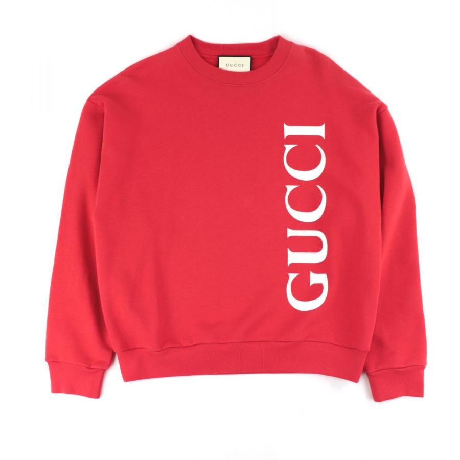 業務用 美品 グッチ aw ロゴスウェットシャツ トレーナー メンズ 赤 M クルーネック ケリング Gucci 即納分 Www Superavila Com